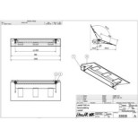 Prejazdová rampa sklápacia 1000x400mm 2t 33535