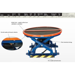 Automatické vyzdvihnutie/vyzdvihnutie palet PL2002